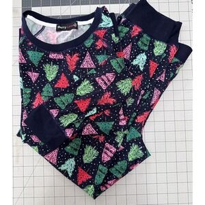 Merry Lane Soft Christmas Pajama Set 2 Piece Women's Size M